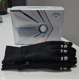 Callaway Black and White Golf Gloves